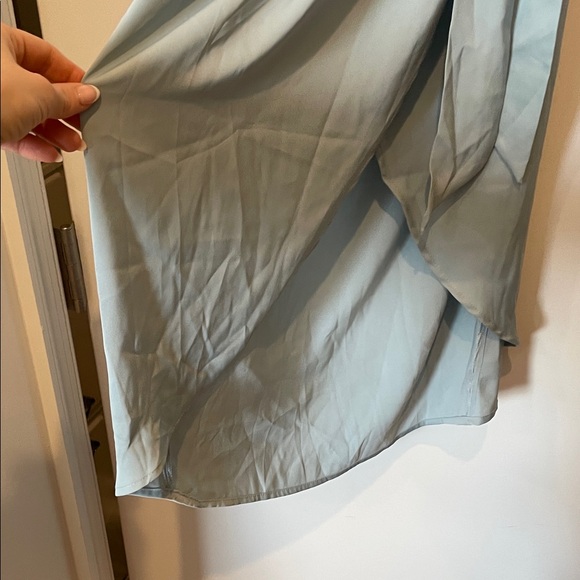 One-Shoulder Blue Dress - Picture 2 of 7